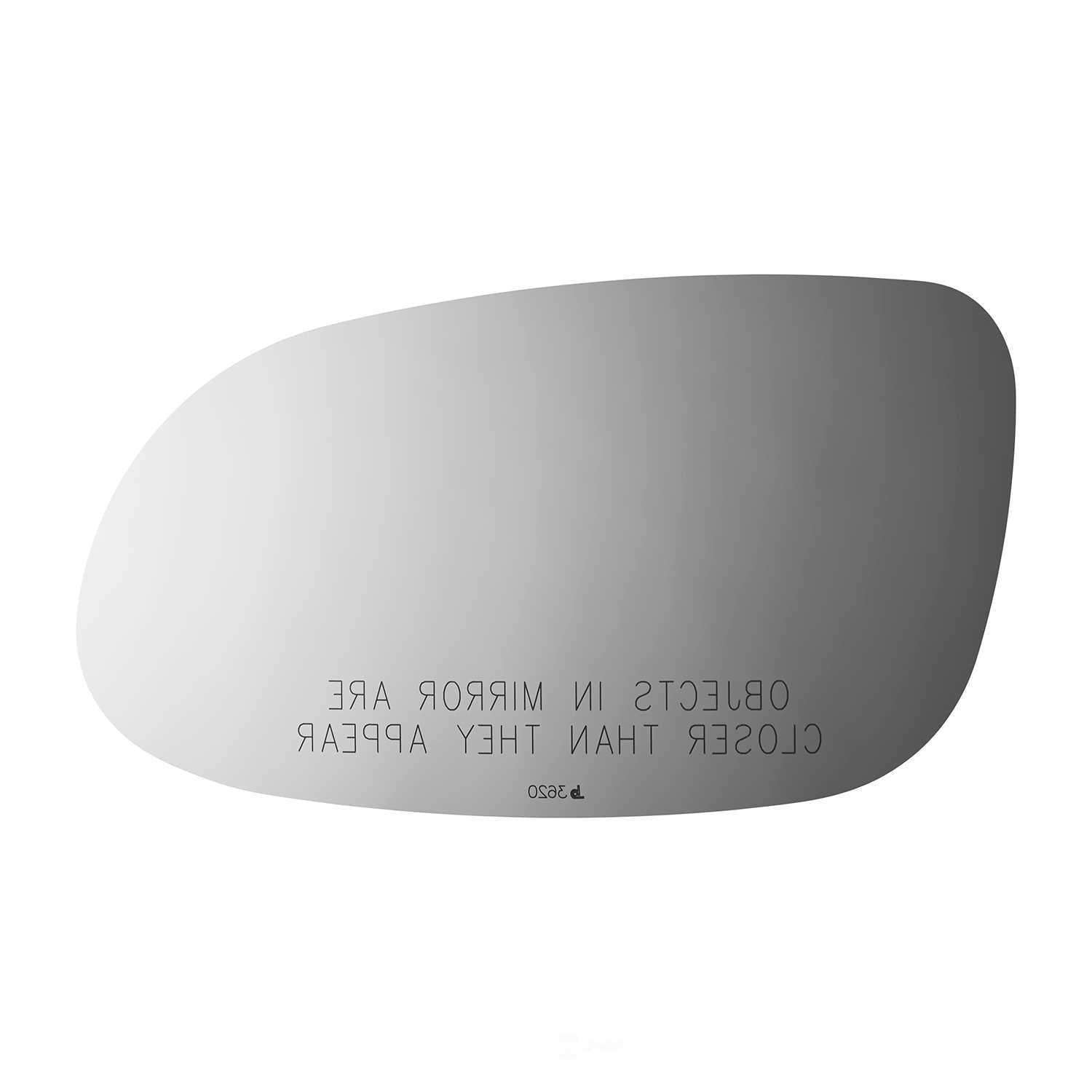 Burco Side View Mirror Replacement Glass - Clear Glass - 3620