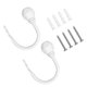 thumbnail image 3 of Elegant Curtain Holders with Rust-Resistant Hooks for Longevity, 3 of 3