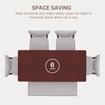 thumbnail image 5 of Aiho 5-Piece Kitchen Dining Table Set for 4 for Dining Room,Retro, 5 of 9