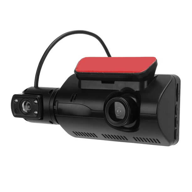Dash CAM Full HD Dual Dashboard Car Camera, 170 Wide Angle Video Recorder Car Driving Recorder, con Pantalla de 3.0 "No Light Night Vision, Grabación Doble Delantera Y Trasera, Grabación en Bucle