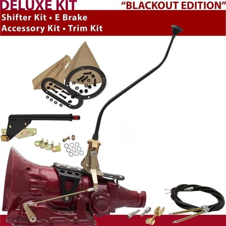 American Shifter TH200 Shifter Kit Black 23 in. Swan E Brake Cable Trim Kit for DF079