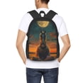 thumbnail image 4 of Disketp Sunset Prairie Meditating Horse Mochila Minimalista de Gran Capacidad, Mochila de Viaje para Escuela, Trabajo o Uso Diario, 4 of 6