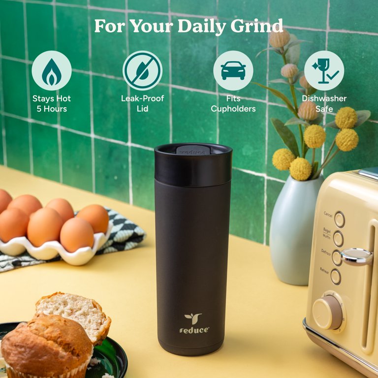 Herbruikbare Geïsoleerde Roestvrijstalen Reiskoffiemok Tumbler Met Flip Deksel Thermos Cold Brew Iced Coffee Cup Valentijnscadeaus Voor Hem Haar Voyager Collectie 12 Oz