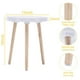 thumbnail image 4 of Mesa auxiliar Apicizon, redonda, blanca, 38 cm x 45 cm, madera, 4 of 9