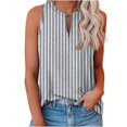 thumbnail image 3 of JDQJBZ Débardeurs d'Été pour Femmes à Imprimé Intégral, Col Rond, Sans Manches, Blouse Style T-Shirt Décontracté, 3 of 5