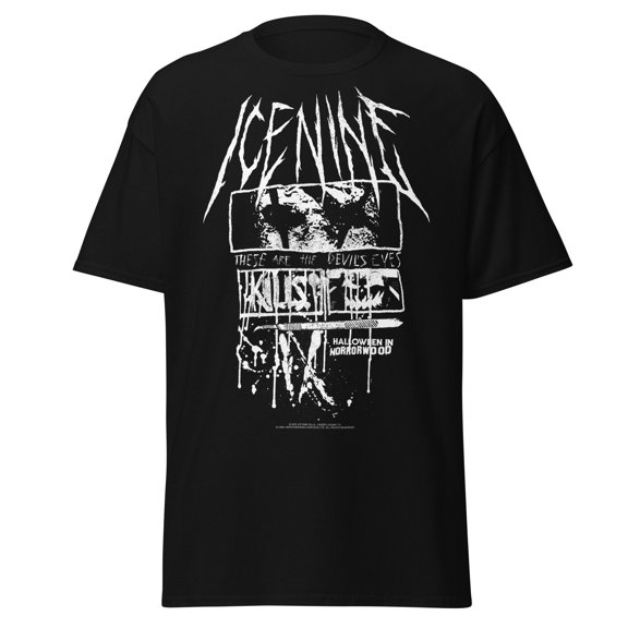 Ice Nine Kills Devil's Eyes Jumbo Print Unisex T-Shirt - Black - Small