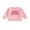 Pink B, variant on Toddler Big Bro Lil Sis Siblings Matching Outfits Baby Boy Girl Crewneck Sweatshirt Tops/Romper Spring Fall Clothes
