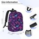 thumbnail image 5 of Disketp Bright Purple Butterflies Mochila Escolar de 15 Pulgadas, Mochila Ligera para Estudiantes, Viajes y Trabajo, Cómoda y Resistente para el Uso Diario, 5 of 6