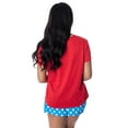 thumbnail image 5 of DC Comics Women's Wonder Woman Gold Foil Logo Shirt and Shorts Pajama Set, 5 of 7