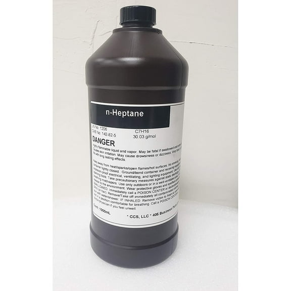 N-Heptane High Purity 1000ml (32oz) Bestine Thinner