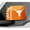 Multicolor, variant on Texas Longhorns Mirror Cover - Large