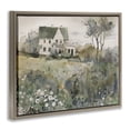 thumbnail image 3 of Stupell Industries Abstract English Cottage View Landscape & Nature Painting Brown Floater Framed Canvas Art Print Wall Art, 31 x 25, 3 of 9