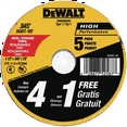 thumbnail image 2 of Dewalt DW8062B5 4-1/2" Type 1 Metal Cutting Wheels (Pack of 5), 2 of 2