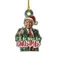 thumbnail image 1 of Cartoon Patry Patriótico Donald 2024 Adorno Navidad Acrílico 2D (10), 1 of 9