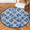 Multicolour 1, variant on CURLYOOT Round Rug 3ft Mexican Area Rug, Washable Circle Mat Non Slip Floor Carpet Mat, Blue Floral Soft Indoor Rugs for Entryway Living Room Dining Room Bedroom
