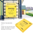 thumbnail image 4 of Phenofice Wall-mounted Mailbox Letter Box Iron Vintage Style Mail Storage for Office 1Pcs, 4 of 7