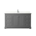 thumbnail image 7 of Wyndham Collection Wcv232360s-Qtz-Unsmxx Avery 60" Free Standing Single Basin Vanity Set -, 7 of 7