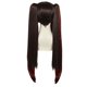 thumbnail image 3 of Peluca para cosplay, anime, Genshin Impact, Hu Tao, fiesta de Halloween, 3 of 3