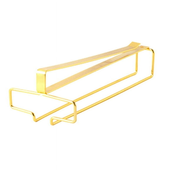 Wine Glass Rack, Under Cabinet Metal Wine Glass Holder, Stemware Rack, Hanging Wine Glass Stroage Rack Organizer-A