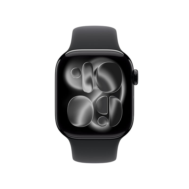 Apple Watch Series 11 GPS 42mm Jet Black Aluminum Case with Black  