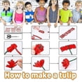 thumbnail image 5 of 100pcs Pipe Cleaners Kids Toys Soft Bristle, 10 Colours Flexible Craft Pipe Cleaners Diy Making Toy Kits (6mm X 30cm) G, 5 of 5