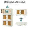 thumbnail image 5 of Nextay Stackable Storage Bins with Lids, 37QT Lockable Foldable Organizer with Wheels & Doors, Medium, 5 of 9