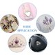 thumbnail image 4 of Diamond Sticker Rhinestones, 650 Pieces Clear Rhinestone Crystal Self Adhesive Acrylic Face Gems Rhinestones Makeup Nail Decoration Rhinestone Jewelry D, 4 of 5