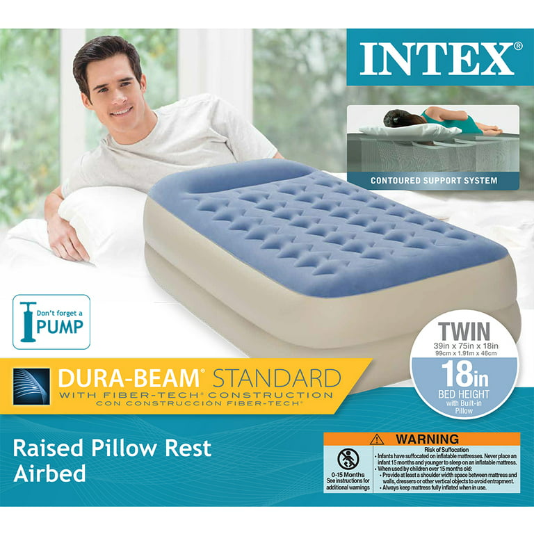 Intex Dura-Beam Standard Series – Almohada elevada con almohada