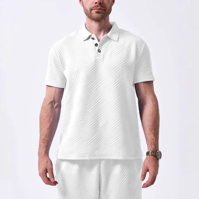 pstuiky camisetas para hombre, Camisa de manga corta con solapa y cremallera suelta informal de moda de verano para hombre camisetas de hombre xl