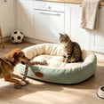 thumbnail image 6 of Oval Pet Beds for Indoor Cats Dogs, Washable Pet Bed with Slip-Resistant Bottom for Medium Large Dogs and Cats, 6 of 6