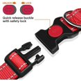 thumbnail image 3 of Collar reflectante para perros con hebilla de bloqueo de seguridad, collares ajustables de nailon para perros extragrandes, rojo M2.0*50cm Sailing Electrónica, 3 of 5