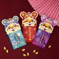 thumbnail image 1 of 3Pcs Red Envelops Chinese Zodiac New Year Red Envelopes Cartoon Tiger Animal Print Lucky Money Pockets Spring Festival Cash Gift Bag(4), 1 of 5