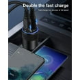 thumbnail image 6 of Car Charger, [2Pack/3.4a] Fast Charge Dual Port USB Cargador Carro Lighter Adapter for iPhone 15 14 13 12 11 Pro Max X XR XS 8 Plus 6s, iPad, Samsung Galaxy S23 S22 S21 S10 Plus S7 j7 S10e S9 Note 8, 6 of 7