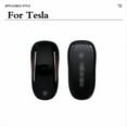 thumbnail image 2 of Car Key Fob Cover Case Protector Zinc Alloy Leather Car Remote Key Fob Case Cover Bag For Tesla Model X 2016-2019, 2 of 6