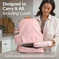 thumbnail image 2 of Bentgo 2-in-1 Backpack with Insulated Meal Compartment - Soft Blush, 2 of 7