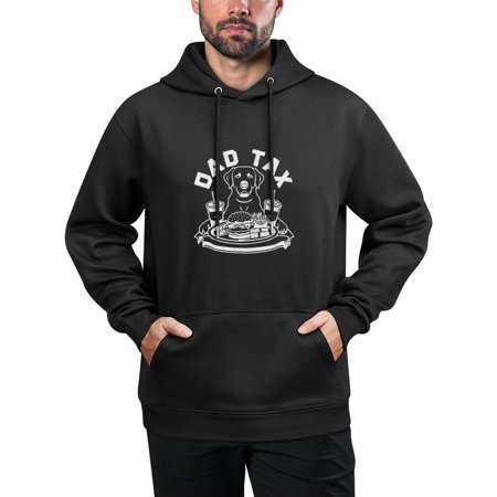 Warm & Comfy DAD TAX MAKING SURE IT'S NOT POISON Essential 4 Trendy Cotton Hooded Sweatshirt - Ultra Soft, Breathable, Four Seasons Casual Crew Neck Sweatshirt