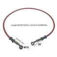 thumbnail image 3 of 60/90/120cm Motorbike Oil Hose Brake Line Braided Steel Clutch Pipe Easy Installation Used for ATV Pit Dirt Bike, 3 of 6
