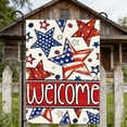 thumbnail image 7 of AZXY 4th of July Garden Flag 11.8x17.7 Inch Double Sided Patriotic Stars Welcome Outdoor Yard Decorations, 7 of 7