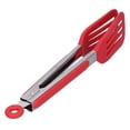 thumbnail image 4 of Meat tongs (9 inch, red) Meat tongs Food tongs BBQ tongs Pharmacy Bar 9 inch Red, 4 of 4