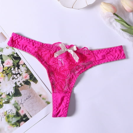 

Underwear Women High Waisted New Hot Panties For Women Lace Through Hollow Out Cotton Low Waist Lace Thong