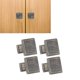 thumbnail image 4 of Pomos Adhesivos Vintage Mgaxyff Para Puertas de Armarios, 4 of 8