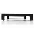 thumbnail image 7 of M&T Displays Universal Monitor Stand 31 lbs Safe Carrying Capacity, Aluminum Metal Shelf Organizer for Office Desk Accessories & TV Stands (Black) (2 Pack), 7 of 7
