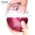thumbnail image 4 of Onion Keeper, Clear Lid Reusable Refrigerator Food Shape Container Saver for Full Leftover Onion, BPA-free, Dishwasher Safe, 4 of 9