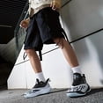 thumbnail image 2 of Men'S Stylish Basketball Shoes with a High-Top Lace-Up Design, Breathable Mesh Sporty Shoes, Slip-Resistant And Durable Running Shoes, Suitable for Outdoor Activities And Everyday Wear., 2 of 5