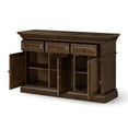 thumbnail image 5 of Maven Lane Theo Traditional Wooden Sideboard in Antiqued Brown Finish, 5 of 7