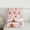 Pink 03, variant on Feelyou Christmas Tree Kids Queen Comforter Set, Funny Xmas Snowman Bedding Sets, Pink Snowflake Print Reversible Bedding Comforter Set, Breathable Home Decor, 3 Pieces