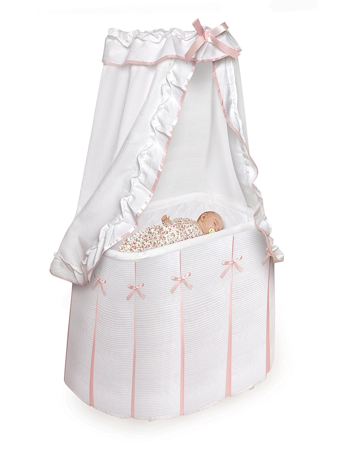 pink bassinet walmart