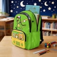 thumbnail image 3 of Yspwyqan Backpack Set for Kids Boys, Baseball Dinosaur 4Pcs Backpack Set with Lunch Box Pencil Case, Animal Bus Lightweight Adjustable Straps Daypack for School Travel, 3 of 7