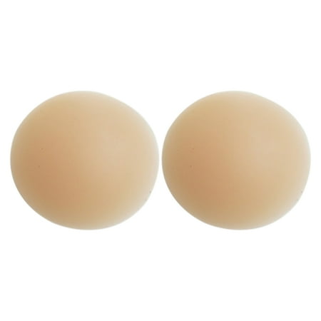 

HOMEMAXS 1 Pair of Invisible Women Breast Pasty Nipples Silicone Cover Breathable Nipples Pasty