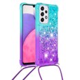 thumbnail image 2 of Funda para Samsung Galaxy A33 5G Brillantina Líquida Divertida Reluciente y con Cristales en Movimiento Cuerpo Cruzado con Cordón Ajustable, 2 of 5